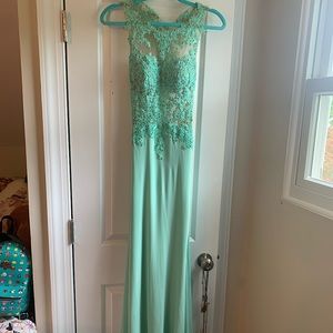 Mint Green Prom Dress